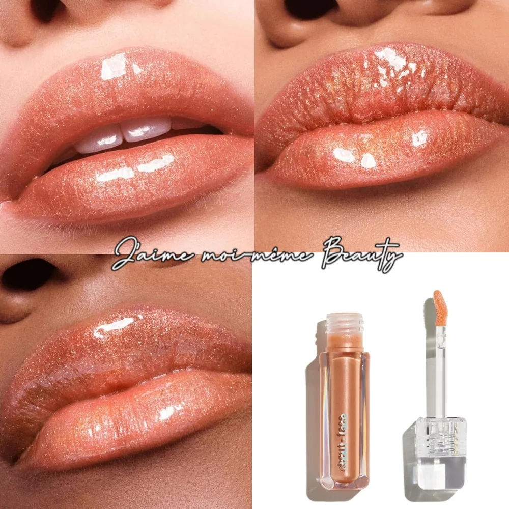 About FACE Such Great Heights Lip Gloss - Shimmering Peach Pearl